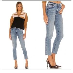 MOTHER Classic Blue Straight Leg Jeans